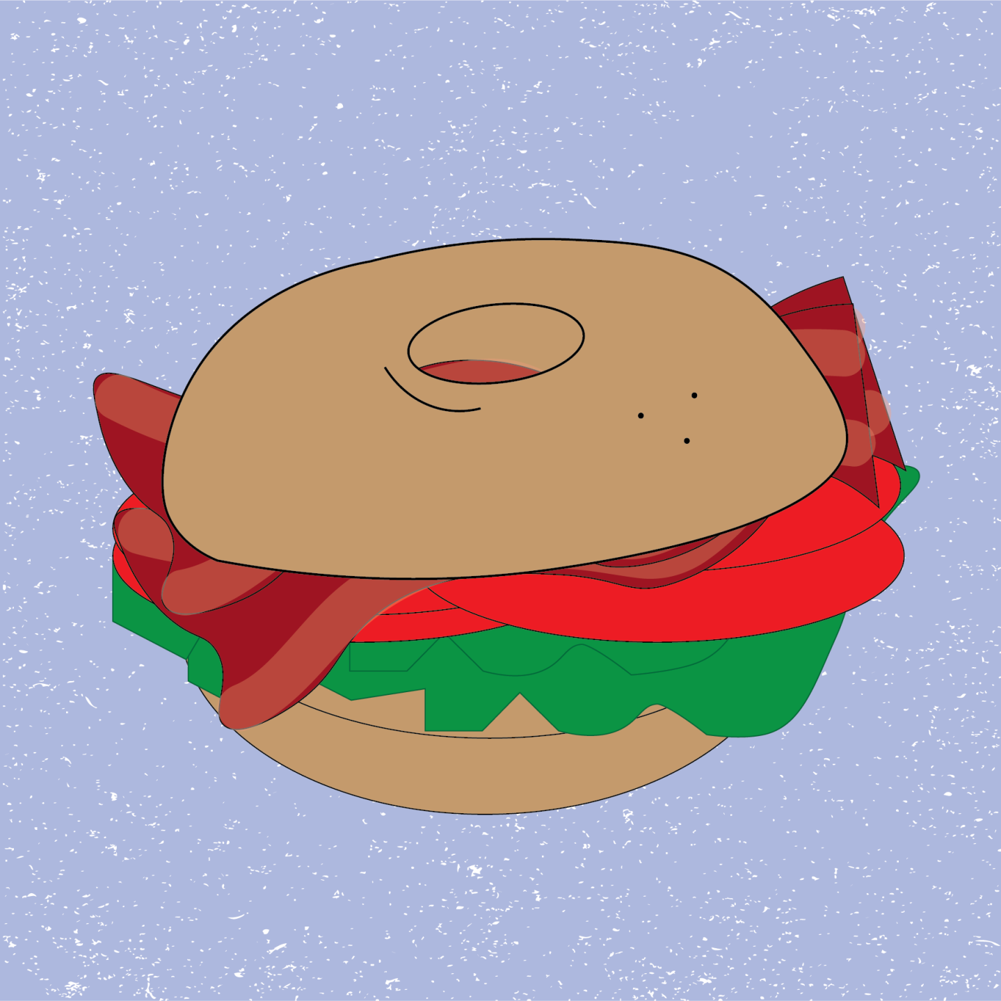 Bagel BLT (Graphic)